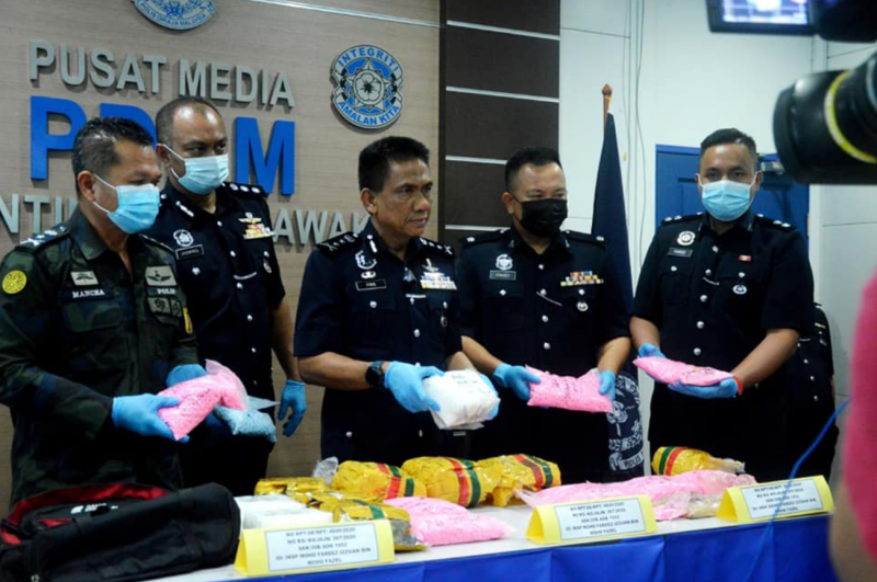 Suspected drug smuggling syndicate uncovered in Sarawak