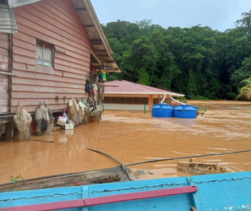 Widespread floods hit central Sarawak