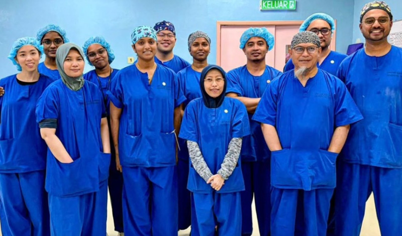 Hospital in Likas sets medical milestone with complex conjoined twins surgery