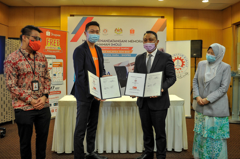 Mara, Shoppee sign MoU to market Bumiputera products