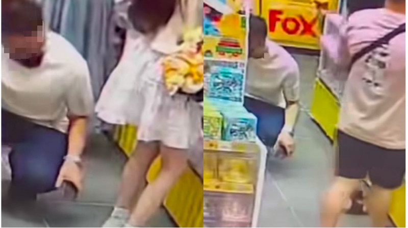 Police looking for man suspected of taking upskirt videos at shopping mall
