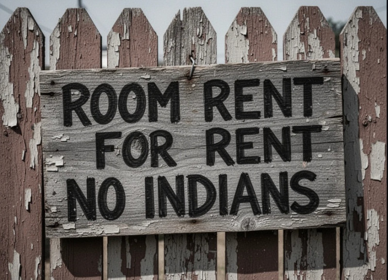 Racial discrimination: Room for rent – No Indians please