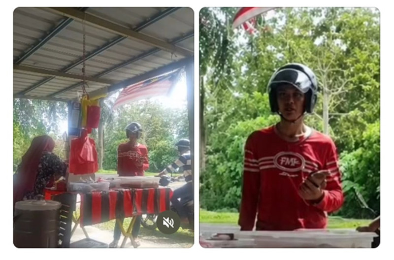 Food stall operator in Ipoh robbed by two men, daughter appeals for help (video)