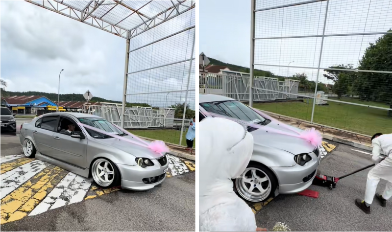 Newly-weds face ‘unexpected challenge’ after tying the knot