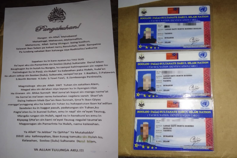 [UPDATED] Authorities investigating claims on Sulu heirs recruiting Sabahans