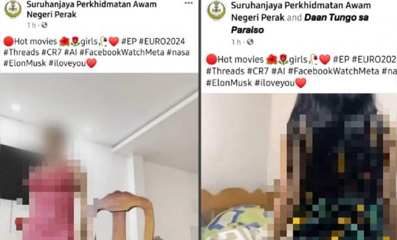 Perak PSC Facebook page hacked?