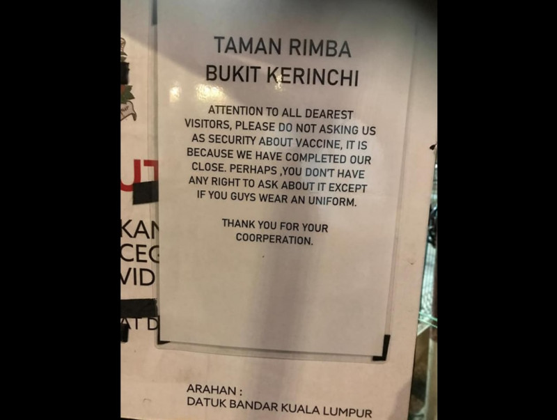 DBKL jumps to remove badly written Covid-19 notice, denies posting it
