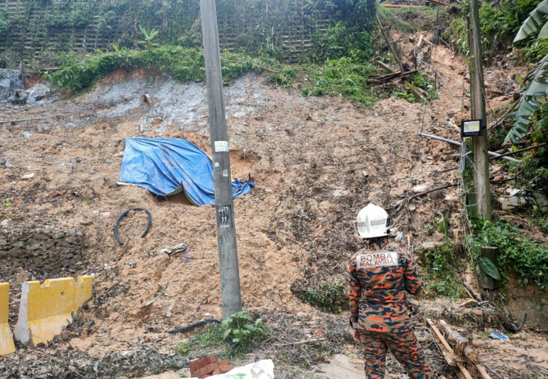 No casualties in Ampang’s Taman Mega Jaya landslide