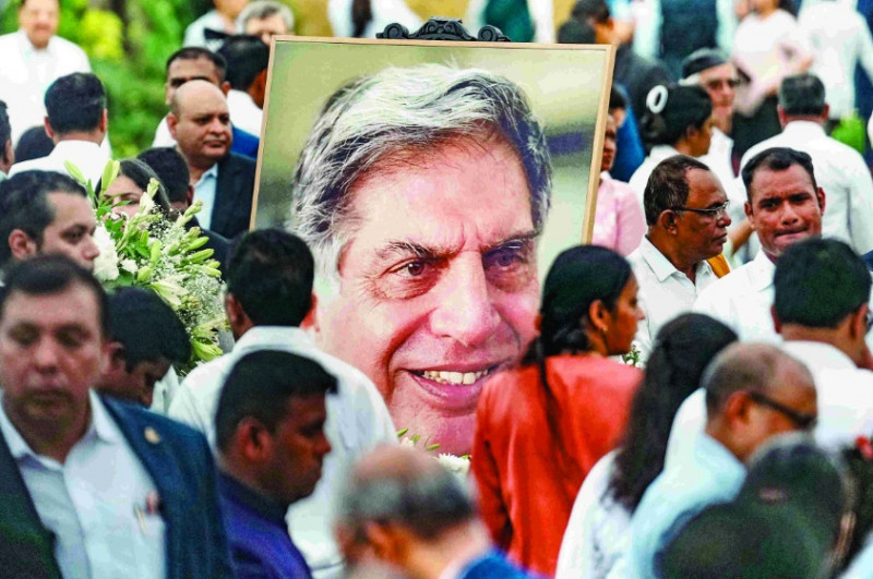 Ratan Tata cremated with full state honours in Mumbai: Thousands bid tearful adieu to veteran industrialist