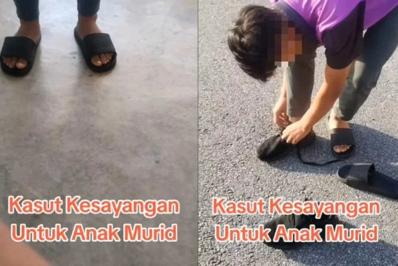 Kedah teacher gifts branded sneakers to orphaned student to boost confidence