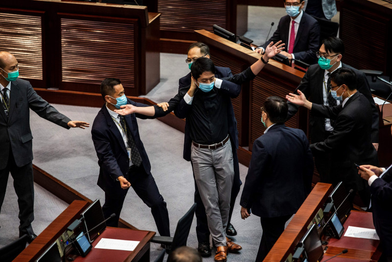 HK ex-lawmakers arrested over legislature protests