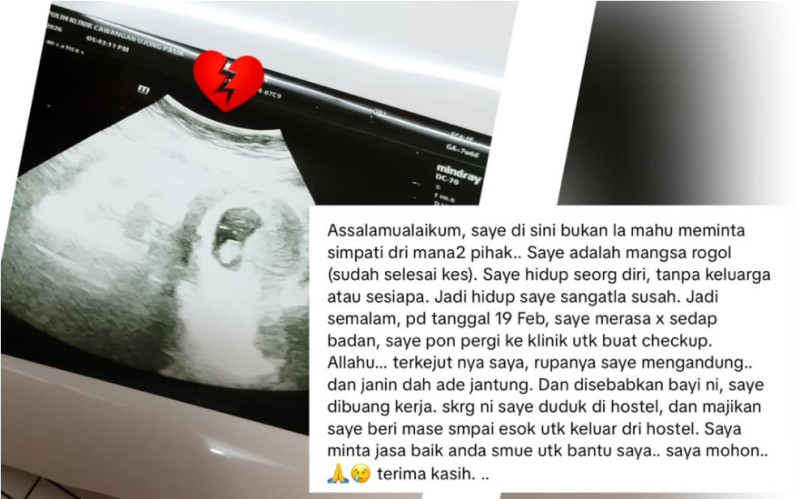 Rape victim, now pregnant, takes to social media seeking prayers