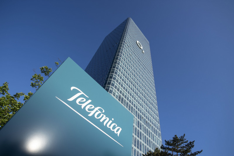 Telefonica net income soars but first quarter sales slip