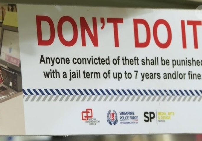 Singapore: Shop thefts, voyeurism up again in 2024