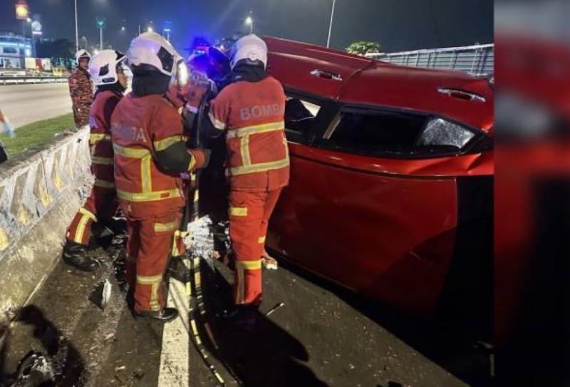 Three killed in accident at Balakong exit of Besraya Highway