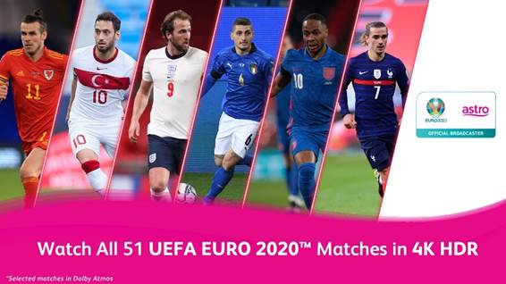 Euro2020 kicking off on Astro this weekend!