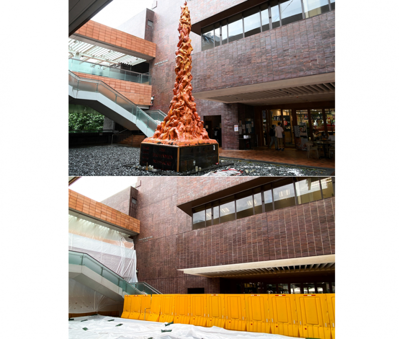 Hong Kong varsity dismantles Tiananmen statue, sparks outcry
