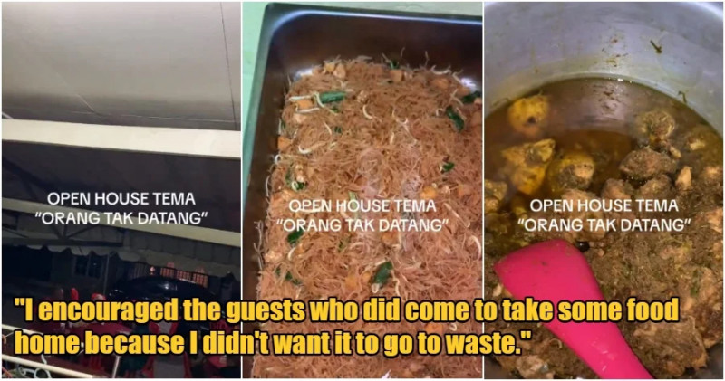 Host upset friends didn’t show up for Raya open house