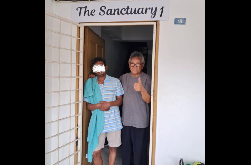 Homeless man now safe, with roof over his head - thanks to Uncle Tony