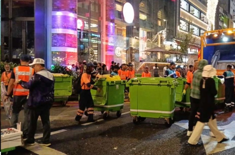 Alam Flora collects 3.2 tonnes of rubbish after new year's eve celebrations