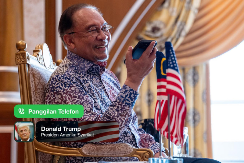 Anwar, Trump discuss Malaysia’s role in regional peace ahead of Asean Summit next month