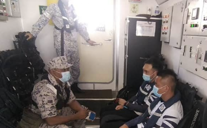 Two local divers reported missing off Lumut found safe