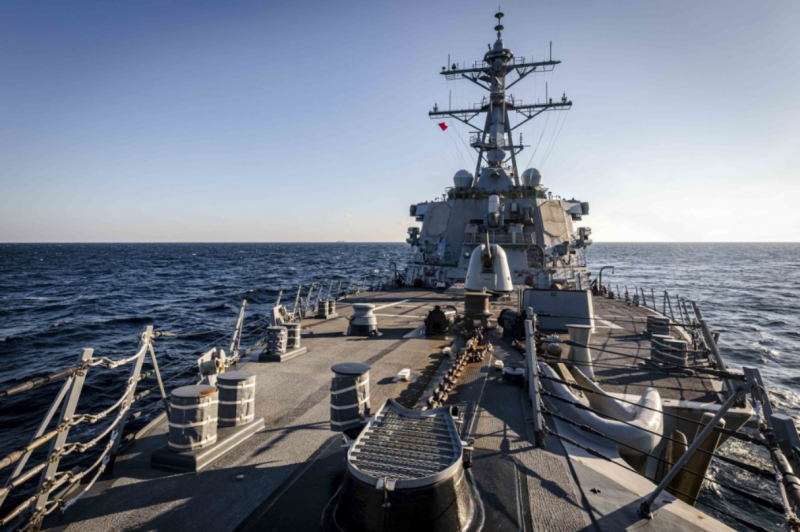 US warship transits Taiwan Strait after admiral’s China invasion warning
