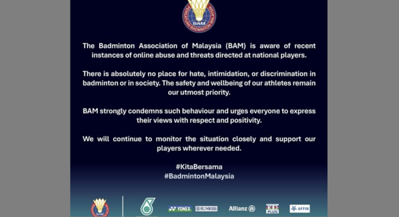 BAM condemns threats against national players