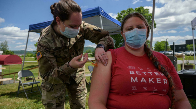 World’s safest place? Vermont leads US vaccine race