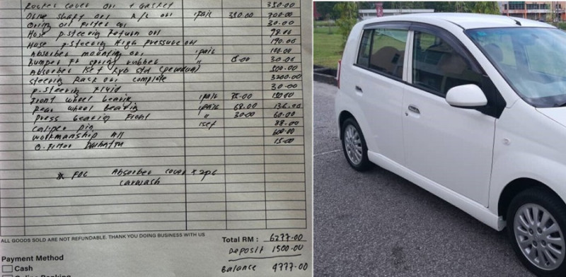 Woman’s RM6,277 repair bill for Perodua Viva stirs fierce online debate