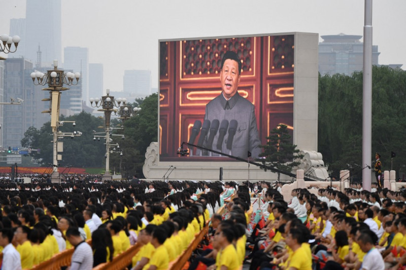 Xi hails ‘irreversible’ rise of China at Communist Party’s centenary