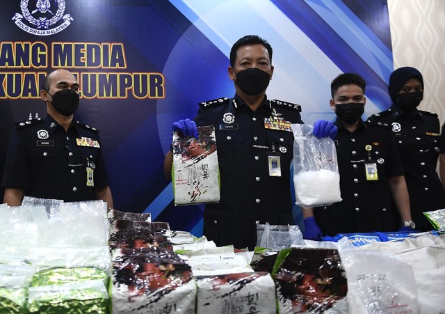 Police Seize Over Rm5 Mil Worth Of Drugs From Multinational Syndicate