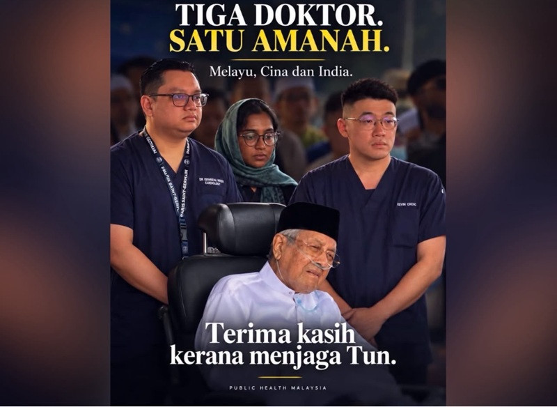 Three doctors, one mission - to care for Tun Mahathir