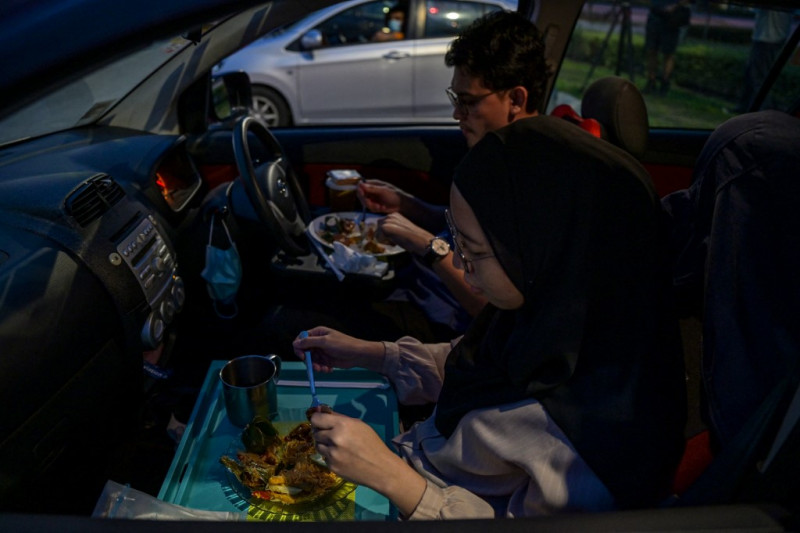 Lockdown-weary Malaysians get appetite for drive-in dining
