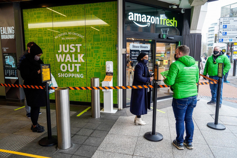 No tills? No problem. Amazon opens ‘contactless’ UK grocery store