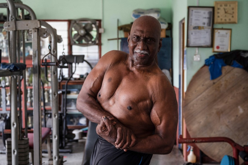 Mr Muscles: Malaysian bodybuilder still going strong at 72