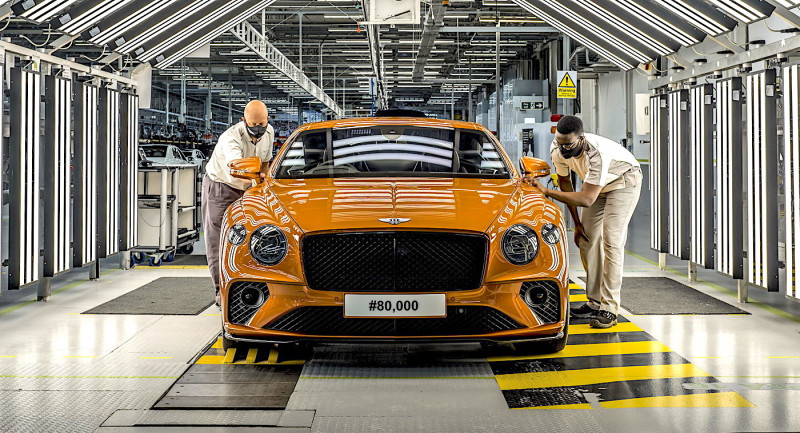 Bentley celebrates 200,000th vehicle production this month