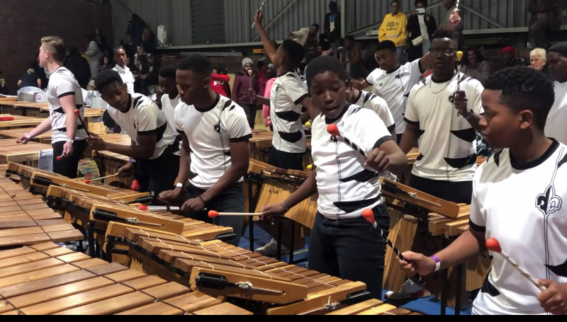 Hilton College Music revisiting marimba hits 