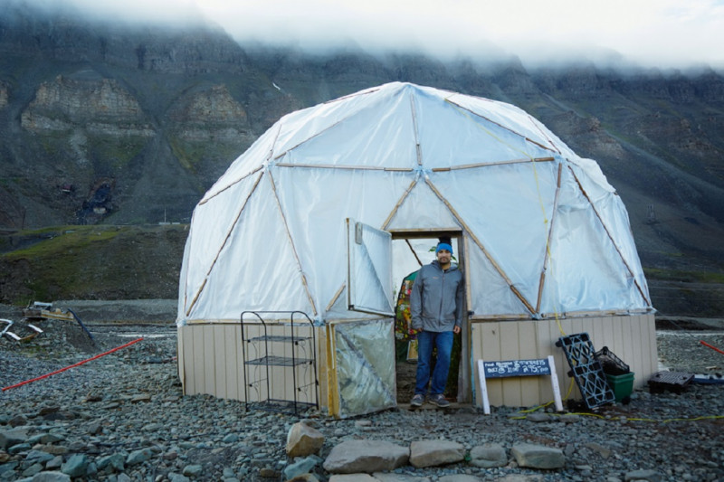 American grows vegetables in Arctic Circle, thanks to permaculture